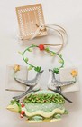 MACKENZIE CHILDS 12 Days of Christmas Ornament 2 Turtle Doves Tags & Box — photo 2