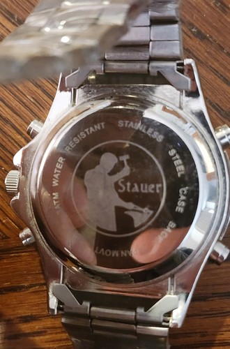 Stauer Men 19093 Compendium Hybrid Chronograph Stainless Steel Watch 8 ...