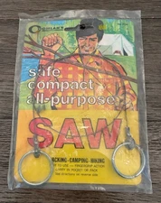 1972 Coghlan's Pocket Wire Saw Survival Packing Hiking Camping NOS