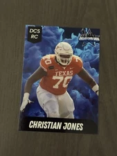 2024 Dallas Card Show DCS Promo #13 CHRISTIAN JONES Football Card ROOKIE RC