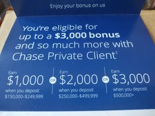 CHASE BANK PRIVATE CLIENT UPGRADE UP TO $3000 BONUS EXP 4/15/2026 PROMO CODE