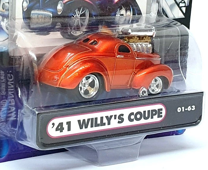 Muscle Machines escala 1/64 71151 01-63 - 1941 Willy's Coupe - Met. Lt. Cobre Foto 3 de 4