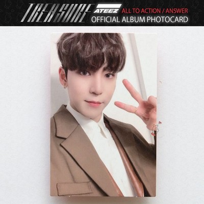 All to action ホンジュン　証明写真 ateez treasure ep.fin all to action japanese (jpn) photocards