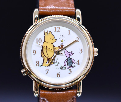 Vintage Timex Disney Classic Pooh Watch Winnie The Pooh Piglet Indiglo 1990s