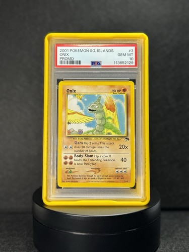 2001 POKEMON SOUTHERN ISLANDS ONIX PROMO #3 PSA 10