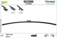 Wischblatt FÜR Ford Transit V363 Kasten (Fcd, Fdd) - Valeo 583996