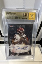 2024 Topps Finest Autographs Jayden Daniels #RFA-JD Black Refractor /25 (AU, RC)