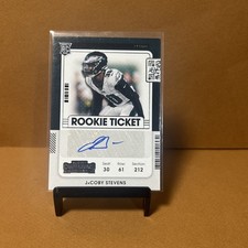 2021 Panini Contenders - Rookie Ticket JaCoby Stevens #265 (AU, RC)