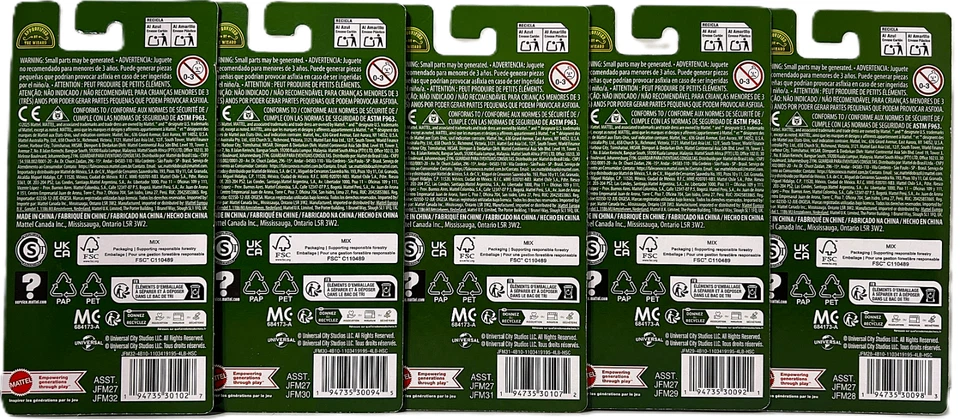 Juego completo de 5 mini figuras Wicked For Good: Wizard Elphaba Fiyero Glinda Madame Foto 2 de 2