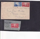 GB 1948 Channel Isles Liberation FDC + 1d value on small piece used in Jersey