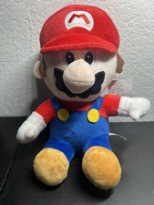 Super Mario Bros Mario Plush Stuffed Doll 8 New With Tags Hangable