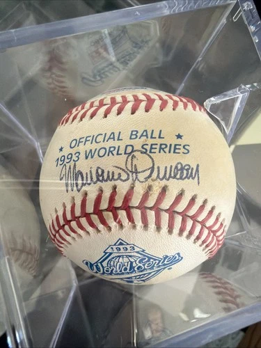 New ListingMariano Duncan Signed 1993 World Series Rawlings Baseball Philadelphia Philllies