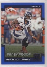 2017 Panini Donruss Press Proof Blue Demaryius Thomas #38 4f9