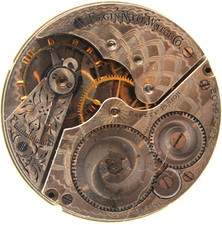 1909 ELGIN POCKET WATCH MOVEMENT 13676402 GRADE 290 16s 7j PD2 