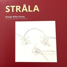 IKEA STRALA LED String Light with 12 lights, Battery Operated, Snowflake