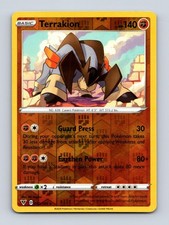 Pokemon Terrakion 092/185 Vivid Voltage Rare Reverse Holo LP