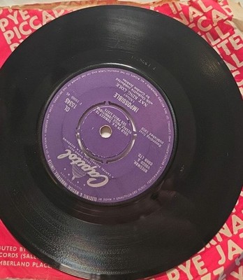 Impossible Nat King Cole 7 Inch Vinyl Single Great Condition