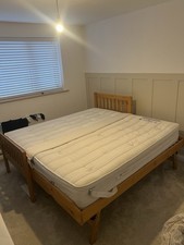 Oak Trundle Bed With Mattresses
