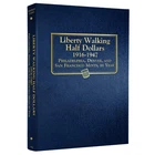 Whitman US Walking Liberty Half Dollar Coin Album 1916 Album,