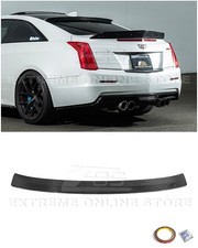 For 13-19 Cadillac Ats Coupe Carbon Fiber Rear Roof Wing Top Window Spoiler