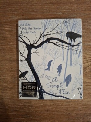A Simple Plan (1998) 4K UHD w/ Slipcover Arrow Video Limited Edition NEW