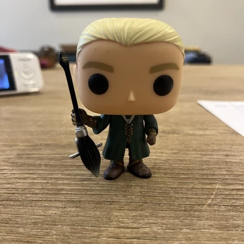 Funko Pop Harry Potter Draco Malfoy Quidditch Vinyl Figure Loose No Box