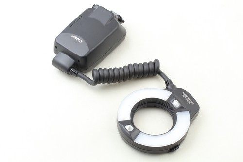 Testato 🎦👀✨COME NUOVO✨ Canon MR-14EX Macro Ring Lite Flash light TTL per EOS EF JAPAN - Foto 4 di 10