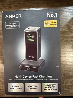 Anker Prime Multi-Device Fast Charging 20000mAh with Charging Base