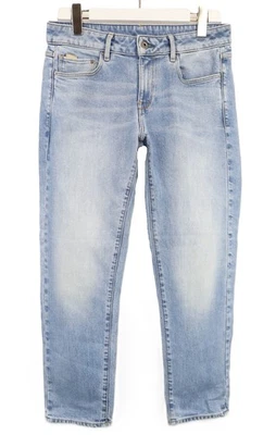 G-STAR Kate Boyfriend Jeans Damen W26 Hellblau Faded Stretch Reißverschluss - Bild 1 von 4