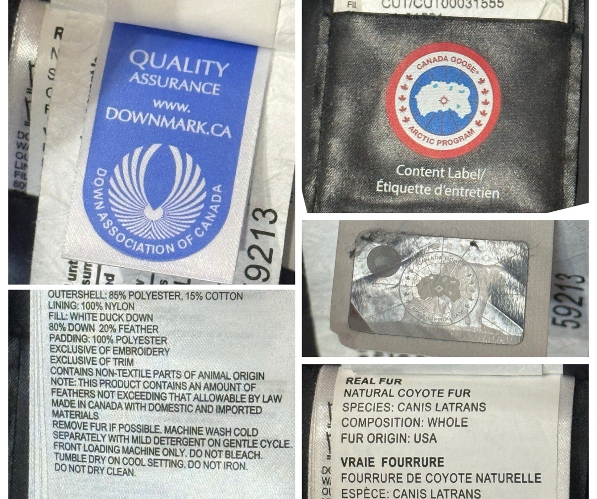 Canada Goose Youth Brittania Parka Coat Large 14/16 Boys Girls Down Fur Ruff Red thumbnail 6