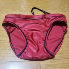 ASICS Competitive Swimsuit Splasher Early Model Size M Red Made in Japan