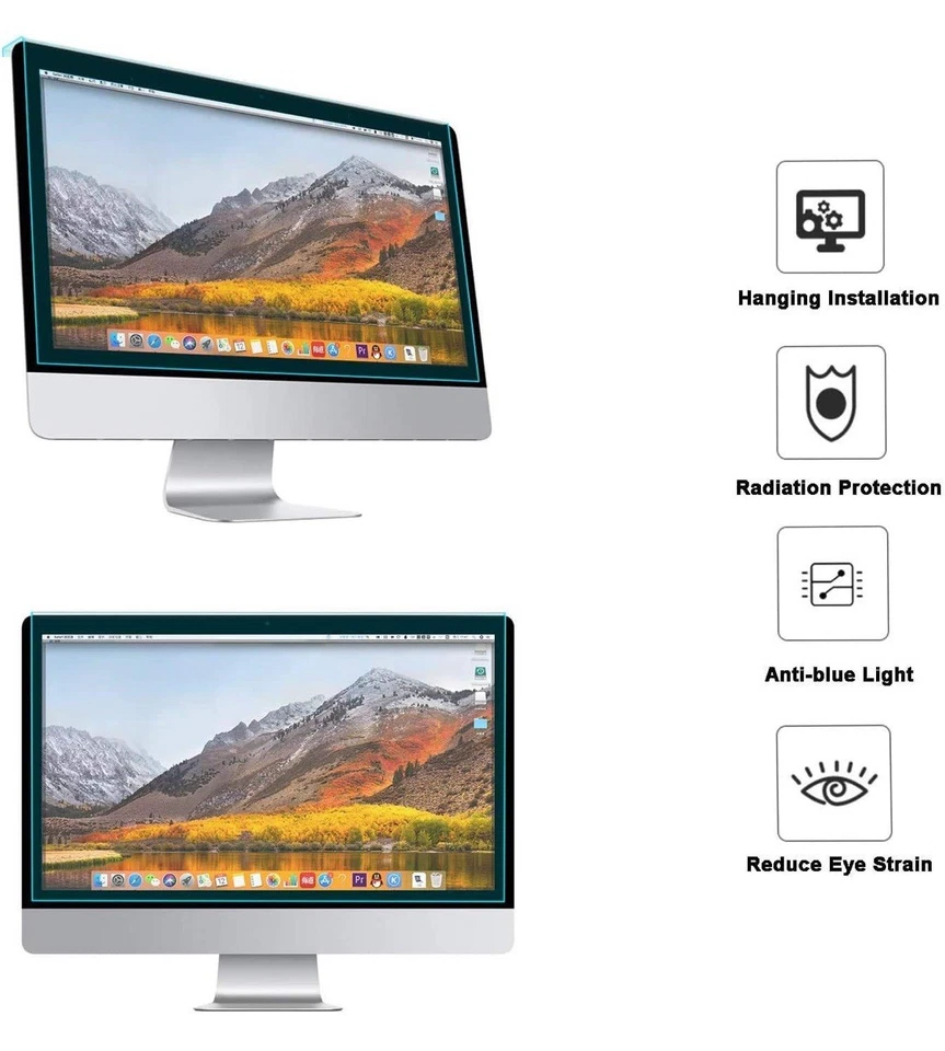 MOSISO 20-22 inch Computer Blue Light Blocking Screen Protector  - Image 4 of 4