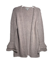 By Design Cozy Soft Rose w/speckled Cardigan Sweater Sz M Long Sleeve Oversize
