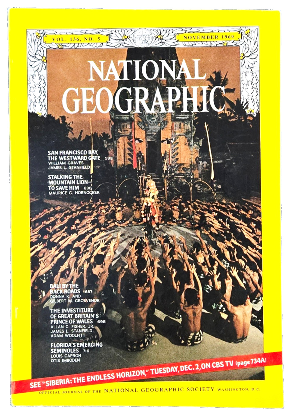 Bali By The Back Roads November 1969 National Geographic Magazine