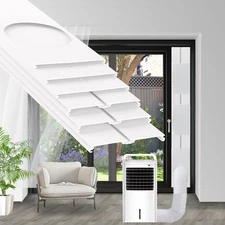 Portable Air Conditioner Sliding Door Vent Kit, 2024 New Upgrade Portable Air...