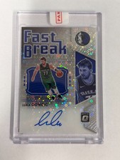 2021-22 Panini Donruss Optic Luka Dončić # FB-LDC Fast Break Signatures NBA Auto