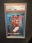 2024 Panini Prizm Jayden Daniels #347 No Huddle Blue Prizm /99 (RC) PSA 8