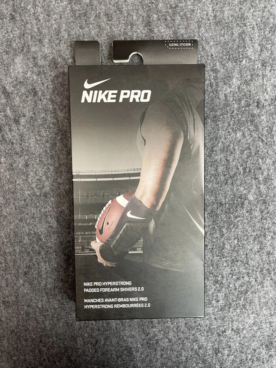 NWT- Nike Pro Hyperstrong Padded Forearm Shivers qty: 2 1size Style PAC351