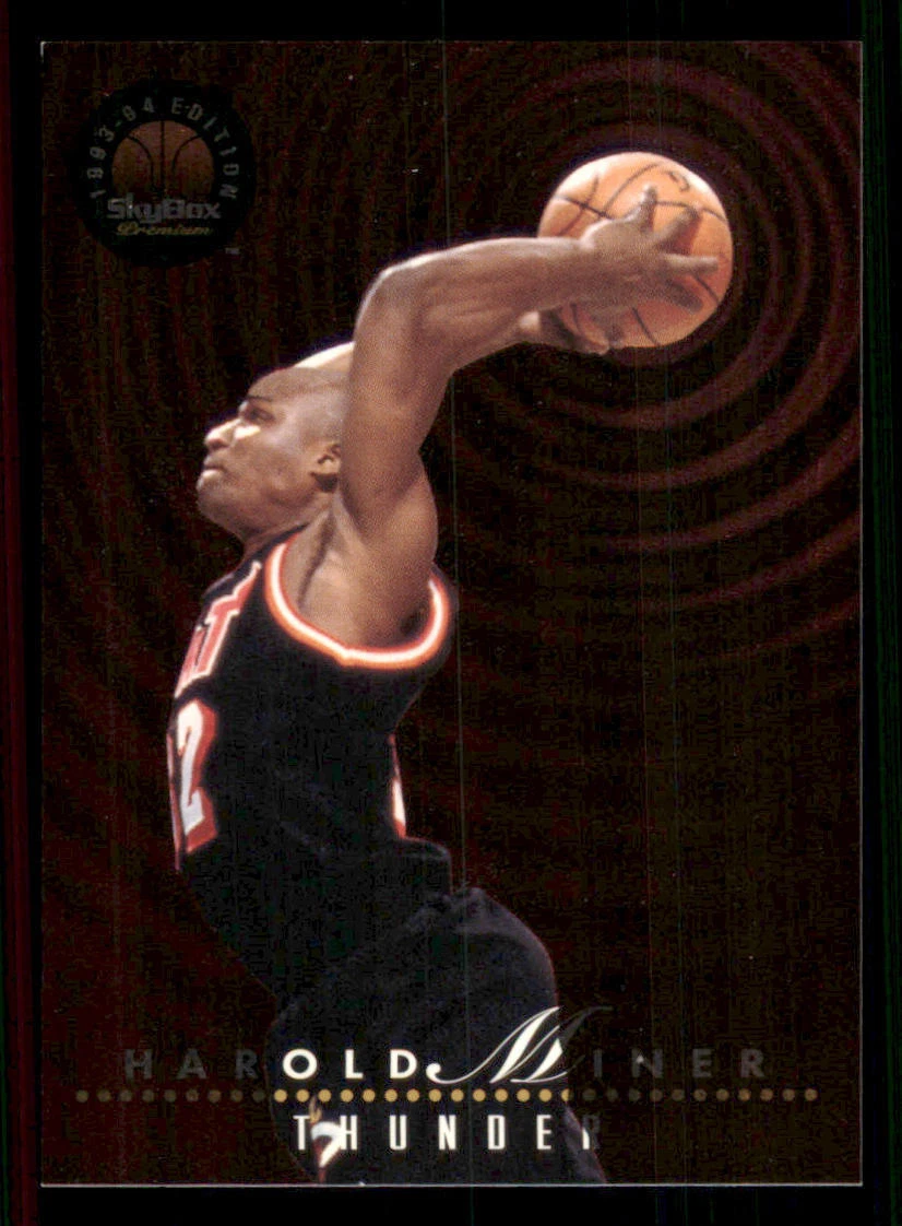Harold Miner trading card