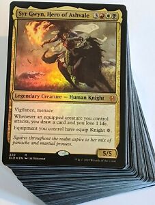 ***Custom Commander Deck*** Syr Gwyn - Knights Tribal - EDH MTG Magic Cards