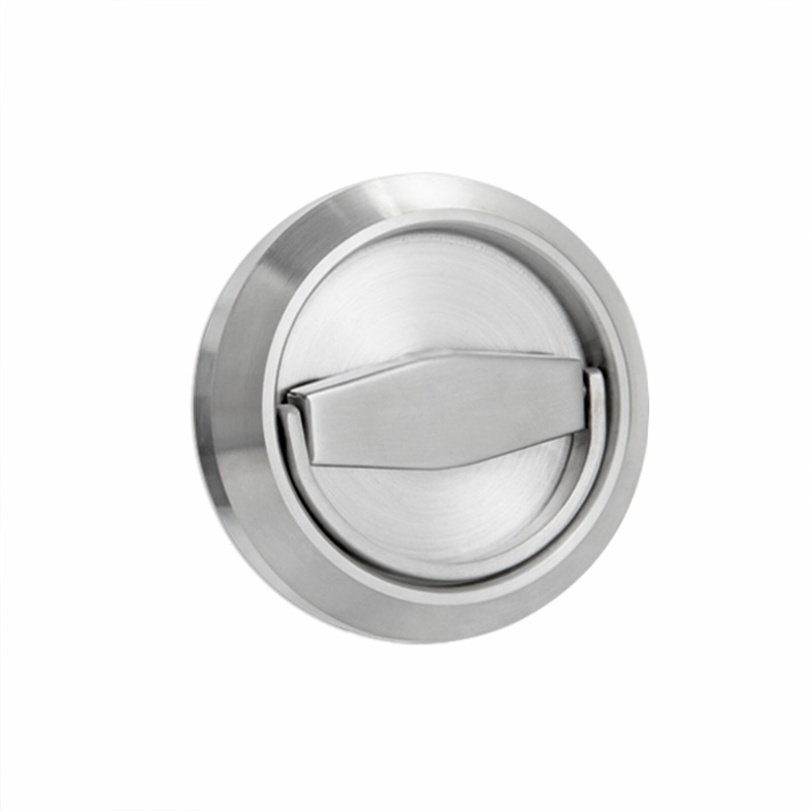 Bedroom Door Lock Entry Cup Ring Handle Recessed Closet Door Lock Stainless