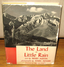Ansel Adams The Land Of Little Rain Original 1950 HC DJ Mary Austin Death Valley