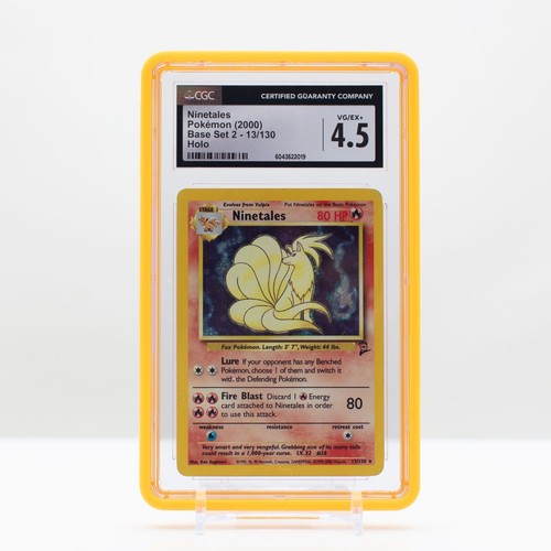Ninetales graded CGC 4.5 for sale on eBay