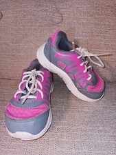 Under Armour Girls Toddler Pink And Gray Shoes Sz 5c