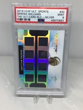 2019 Leaf Ultimate Sports Card Relics #30 Silver 2/2 Serena Williams PSA 9
