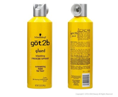 Got2b Glued Blasting Freeze Hair Spray extra hold- 12oz.