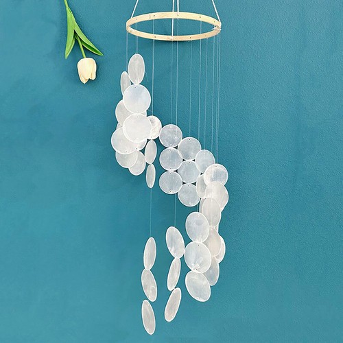 Natural Seashell Windchime Colorful Wind Chimes Outdoor Garden Home Decor Gift - Picture 22 of 26