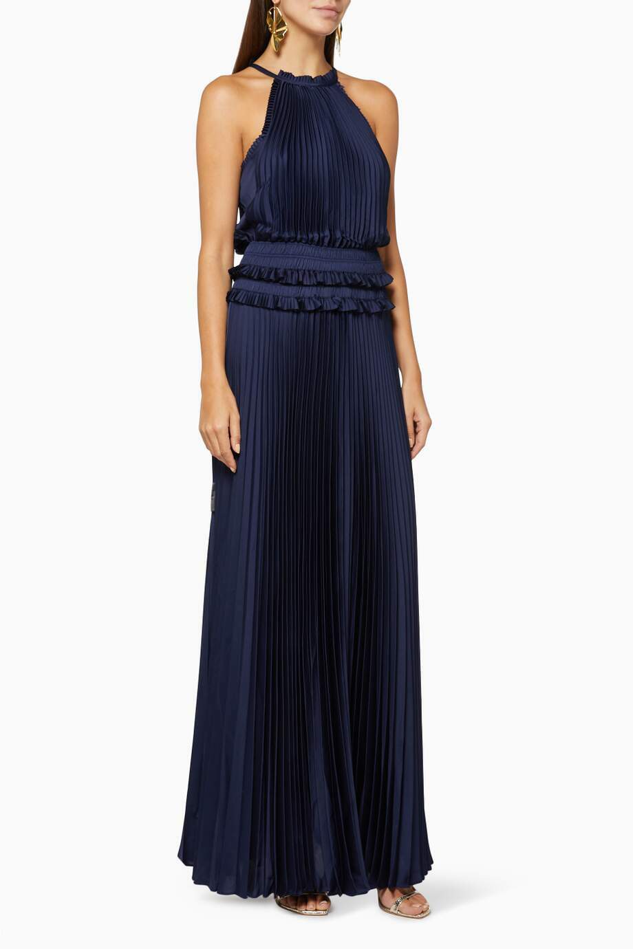 Robe BCBG Day - Style Halter Avec œillets - Taille M - Neuve Sans étiquettes