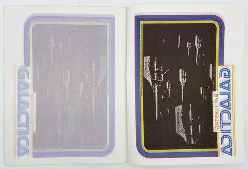 1979 Battlestar Galactica libro trasferimento ferro su ferro con tutti i 12 disegni, completo - Foto 5 di 12