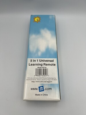 Powerhouse X10 Wireless Technology 5 in 1 Universal Learning Remote Model UR74A